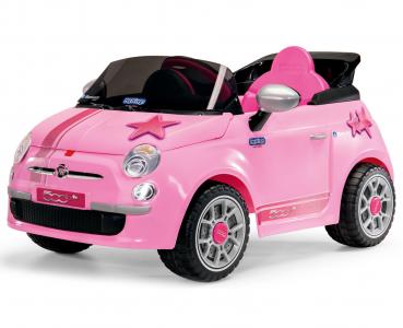 FIAT 500 Star Remote Control Pink Für coole Mädchen Elektroauto Elektro Auto Kinderauto
